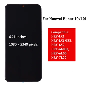 Oryginał dla Huawei Honor 10 lite wyświetlacz LCD ekran dotykowy Digitizer Assembly With Frame For honor 10i HRY-LX1 LCD