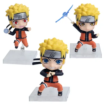 Naruto Shippuden Uzumaki Naruto Klanu Sasuke Haruno Sakura Hatake z napotkanymi przeciwnikami PVC figurka kolekcja model zabawki dla dzieci lalka