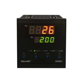 Darmowa wysyłka precyzyjny cyfrowy regulator temperatury z dwoma liniami wyświetlacza i alarmem wejście termopary wyjście przekaźnikowe