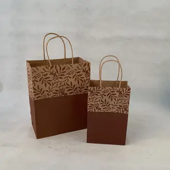 Europejski styl cukierków opakowania papierowe kwiaty pudełko opakowanie na prezent torba dekoracji szablon kosmetyki odzież prezent kraft torby papierowe