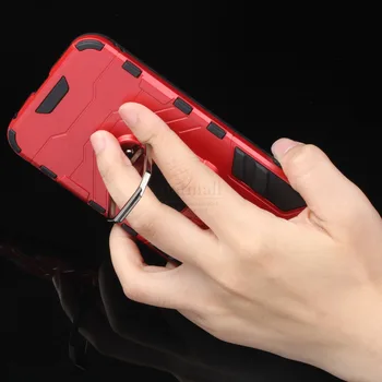 Twarda hybrydowy Броневая Pokrywa do Xiaomi Redmi Note 9 Pro 5G Case z magnetycznym pierścieniem do palców podstawą do gniazda zabezpieczającego telefonu Fundas