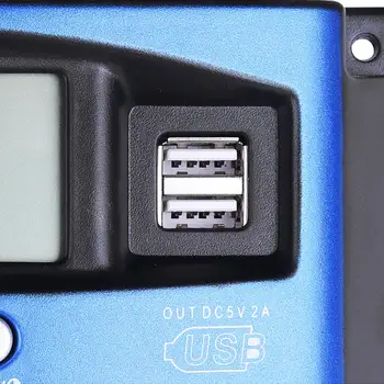 100A/60A/50A/40A/30A Auto Solar Charge Controller MPPT z podwójnym wyjściem USB 5V 12/24V Solar Panel Battery Regulator Charge