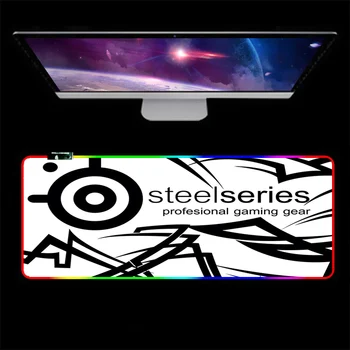 Steelseries RGB podkładka pod mysz gamer wielkie gier akcesoria do klawiatury laptopa prędkość mini PC tenis mata 900x400mm podkładka pod mysz