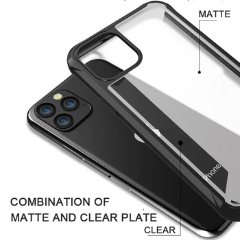ITEUU matowa odporna na wstrząsy etui dla iphone 11 Pro Max dla iPhone 11 Cases Air Bag Anti-knock tylna pokrywa jest bardzo wydajna ochrona