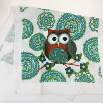 Bawełniana Sowa projekt ręcznik mikrofalowa rękawice mata na prezent na Dzień matki świąteczne dekoracje przybory kuchenne
