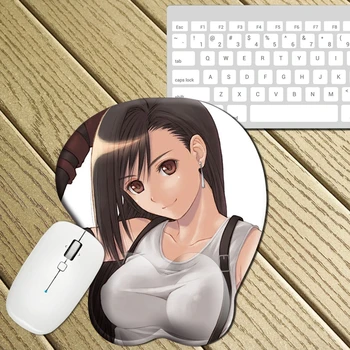 Twórczy kreskówka anime 3D sexy piersi silikonowa podkładka podstawka pod nadgarstki wsparcie Drop shipping