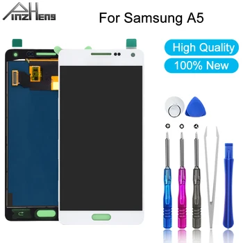 PINZHENG AAAA jakości wyświetlacz LCD do Samsung Galaxy A5 wyświetlacz LCD ekran dotykowy digitizer złożenia A500 A500F A500FU A500H ekrany