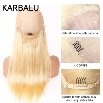 613 blondynka koronki część wig Remy włosy Karbala brazylijski T część peruki ludzkich włosów bezpośrednie 13x4x1 ludzki włos koronki przodu peruk