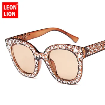 LeonLion 2021 moda luksusowe okulary Kobiety marka projektant mężczyzna/kobieta okulary klasyczne Vintage UV400 jazdy Oculos De Sol