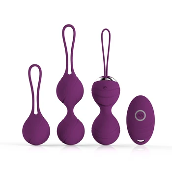 4szt G Spot wibrator erotyczne sex zabawki dla kobiet 10 tryb wibracji wibrujące jajka kulki Kegla