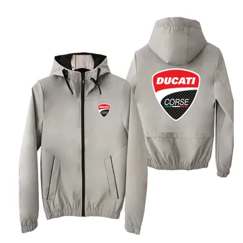 Nowy męski druku cyfrowego samochodu logo Ducati bluza męska moda casual Harajuku wysokiej jakości męska z kapturem marki top kurtka