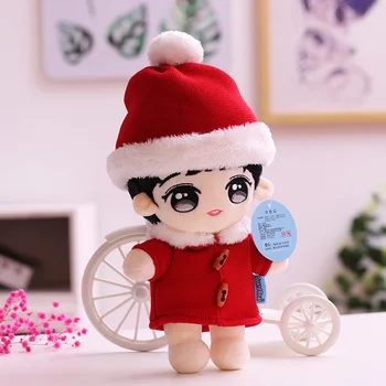 Kpop pluszowe zabawki imię sceniczne: xiu min SUHO LAY Chen Kris D. O Oh SeHun KAI Luhan miękka lalka piękny pies zwierzę lalka urodziny girlfirend prezent