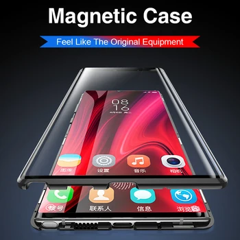 Magnetyczny адсорбционный klapki skórzane etui do telefonu Xiaomi MI A3 10 Pro 9 Lite 9 Light Mi10 360 pokrywa tylna na Xiomi Redmi Note 9s 9 8T 8 Pro