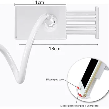 Nowy obrotowy 360 elastyczne długie ręce uchwyt do telefonu komórkowego, gry planszowe łóżko leniwy uchwyt wsparcie dla iPhone iPad Samsung mobilny stojak