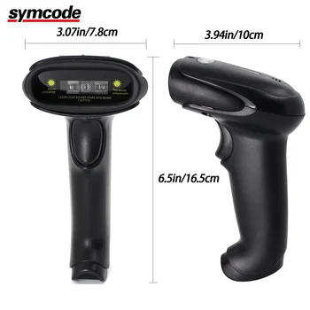 Symcode 1D CCD 2.4 G Wireless USB Bar code Reader z dystansem bezprzewodowej transmisji 100 metrów(330 stóp)