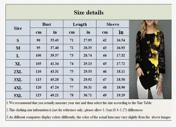 Moda wiosna kobiety bluzka koszula wydruku bluzki koszula 3/4 Koronki rękaw elastyczność damska casual bluzka plus rozmiar 5XL