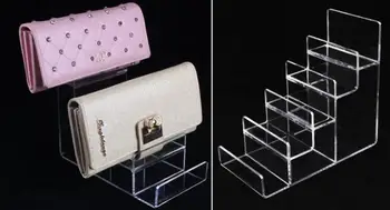 Darmowa wysyłka 5-warstwowa akrylowy portfel stojak portfel uchwyt moda telefon kosmetyki biżuteria półka lakier do paznokci regał na wystawę towarów