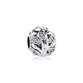 Idealny oryginalna bransoletka Pandora srebro próby 925 ażurowe drzewo Urok koraliki do wyrobu biżuterii Bijoux hurtowych