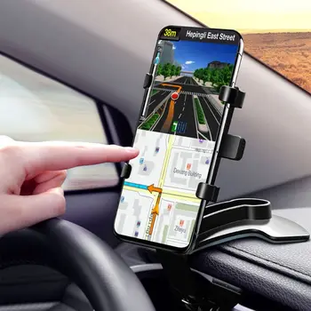2020 360 stopni uchwyt samochodowy telefon komórkowy stoisko w desce rozdzielczej lusterko wsteczne osłona przeciwsłoneczna deflektor Uchwyt telefonu GPS mocowanie