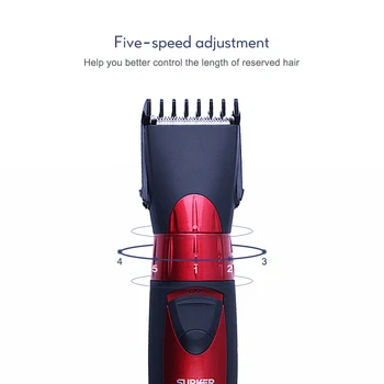 Maszynki do strzyżenia włosów elektryczne UE profesjonalny Wirless fryzura maszyna akumulator wodoodporny 220-240 v domowego cięcia trymer