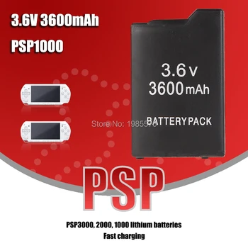 1 szt. PSP1000 akumulator do Sony PSP-110 PSP 1000 konsolowy gamepad rzeczywista pojemność 3600 mah 3.6 W akumulatory