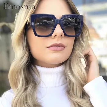Emosnia kwadratowe okulary Modis Classic Vintage Oculos De Sol feminino 2019 luksusowe damskie markowe okulary przeciwsłoneczne UV400