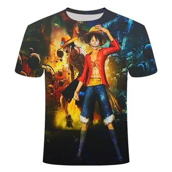 2020 Nowa anime koszulka letnia damska i męska zabawa drukowanie One Piece 3d koszulka męska hip-hop meble ubrania O-neck t-shirt topy i koszulki