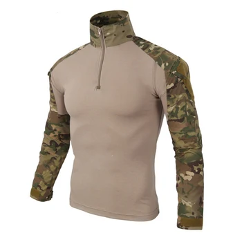 12 Kolorów Kamuflażu Taktyczna Odzież Wojskowe Koszule Mężczyźni Armia Wojskowa Forma Walki Sprawdzony Żołnierzy Polu Polowanie Odzież Wierzchnia