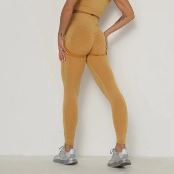 10 kolorów damskie bezszwowe legginsy Wysoka Talia siłownia energia bezszwowe legginsy spodnie do jogi dziewczyny/kobiety treningi sportowe rajstopy spodnie