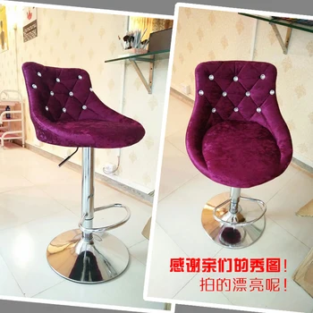 Europejski barowy krzesło winda fotel obrotowy piękno krzesło tatuaż krzesło wizażystka krzesło nowoczesny minimalizm