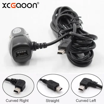 XCGaoon 3.5 meter mini USB Car Charger Adapter 5V 2A z portem USB do samochodu DVR Camera Recorder / GPS, wejście DC 12V-24V