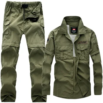 Nowa wojskowa męskie taktyczna forma wymienny multi-przewodnik kombinezon bawełna casual spodnie cargo męskie kamuflażu taktyczne kostiumy S-5XL