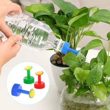 5szt DIY przenośny mały dysza butelka wody pokrywa ekranu garnek podlewanie kwiatów,nadaje się do średnicy 3 cm butelki usta narzędzia ogrodnicze