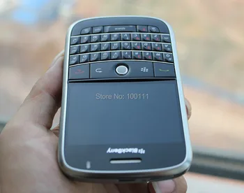 W запасенном/ przywróconej oryginalnym telefonie BlackBerry Bold 9000 z niezablokowaną klawiaturą QWERTY Black 2G 3G / Darmowa dostawa