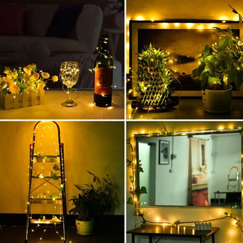 5/10M LED String Lights Remote Control Fairy Lights Garland USB Light Lamp For Christmas Wedding Party Decoration