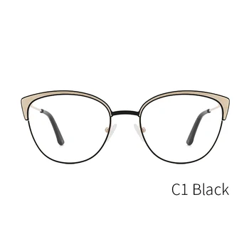 KANSEPT Metal Eyeglasses Frame Women Brand Design Fashion Spectacle optyczne, oprawki okularowe najwyższej jakości#KL8388