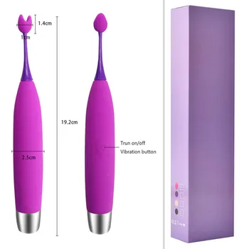 G-spot, łechtaczki wibrator USB ładowanie potężny łechtaczki i pochwy stymulator sutków do szybkiego orgazmu Sex Zabawki dla kobiet masturbacja