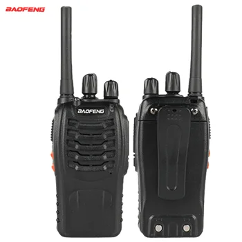 2 szt Baofeng BF-888S Walkie Talkie 5W dwukierunkowe Radio Portatile CB Radio UHF 400-470 Mhz 16CH Comunicador transceiver Trasmettitor
