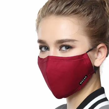 Dorosły wielokolorowy bawełna anty-kurz usta maska do twarzy z 2szt węglem aktywnym filtr usta-муфель dla mężczyzn kobiet Modne maski