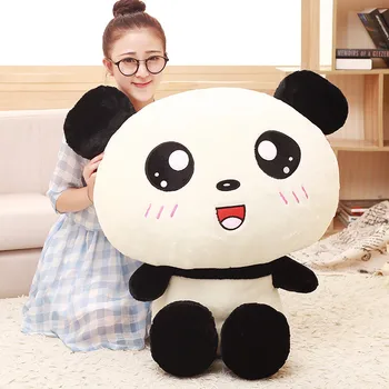 Dziecko Ładny Duży Giant Panda Bear Pluszowe Pluszaki Lalki Zwierzęta Zabawka Poduszka Kreskówka Kawaii Doll Dziewczyny Prezenty