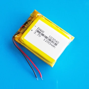 EHAO 103040 3.7 V 1200mAh lipo polymer litowa bateria do odtwarzacza MP3 nawigacja GPS DVD rejestrator zestaw słuchawkowy ebook kamera