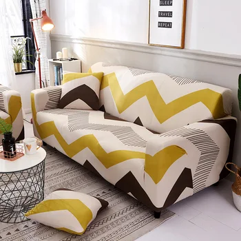 Nordic Stretch Slipcovers etui na kanapie elastyczny All-inclusive pokrowiec kanapy do salonu Loveseat kształcie litery L, przekroju sofa narożna
