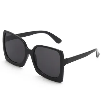 Duże kwadratowe okulary przeciwsłoneczne all-match fashion okulary osobowość dla mężczyzn i kobiet poliwęglan jazdy retro UV400 oculos