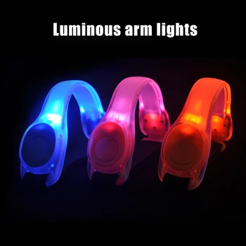 2020 LED Light Up na Ramię Adjustable Wearable Running Arm Belt Glow in The Dark for Running Walking Cycling Concert Outdoor N