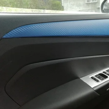 50*125 3D Carbon Fiber Car Body Film Interior Exterior Decoration naklejki PVC vinyl film do stylizacji aut czarny szary srebrny złoty