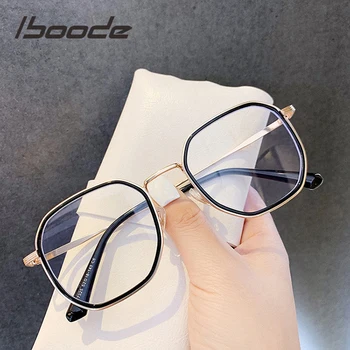 Iboode Anti Light Glasses Fashion Square Glasses Blocking Gogle Eye Square Radiation Computer Glasses 2020 NEW Brand Design