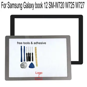 Shyueda newFor Samsung Galaxy book 12 SM-W720 W725 W727 gwint przedni szklany panel dotykowy digitizer