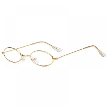 LongKeeper Retro Małe Owalne Okulary Kobiety Luksusowej Marki Mężczyźni Metalowa Oprawa Vintage Okulary Dla Kobiet Okulary Odcienie Lunetę