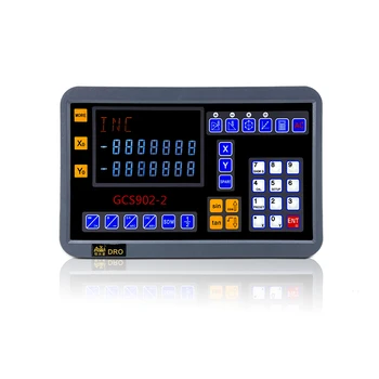 HXX LCD DRO For New Complete Kit/Set 2Axis Digital Readout GCS902-2 With 2pcs 5um Linear Scales For cnc tokarka Darmowa wysyłka