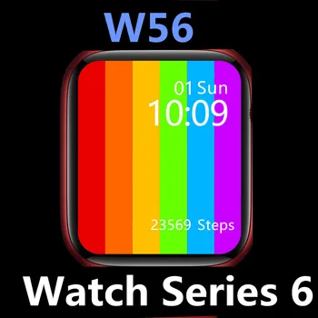Oryginalny IWO W56 Smart Watch 44MM Series 6 1.75 inch Bluetooth Call Smartwatch IWO 13 ECG Heart Rate Siri Upgrade IWO 12 PRO